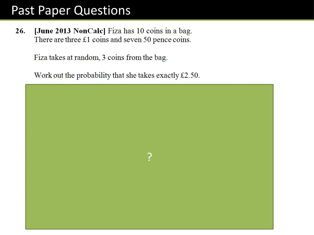 past paper questions 2