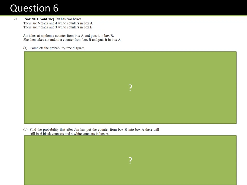 question 6