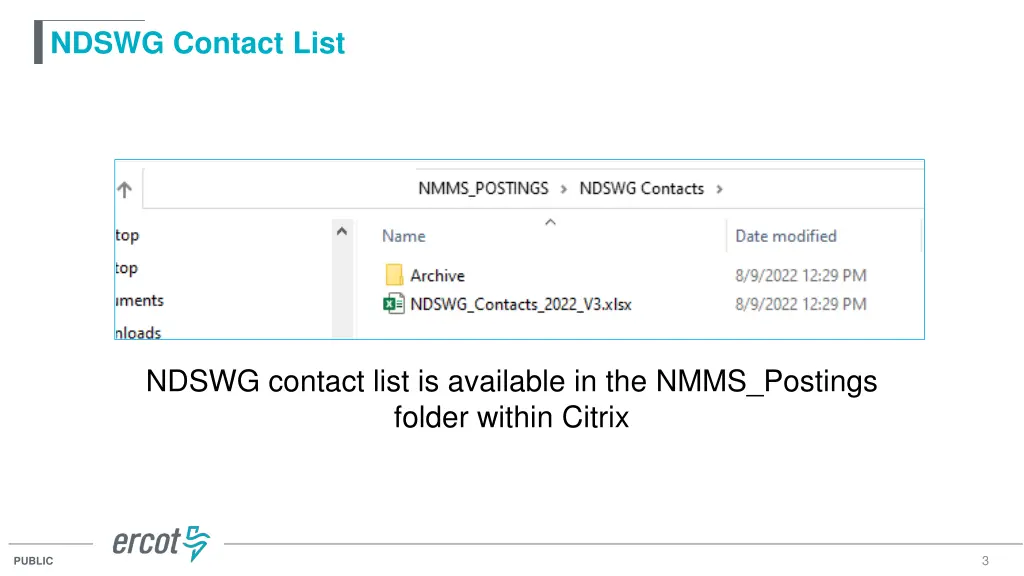 ndswg contact list