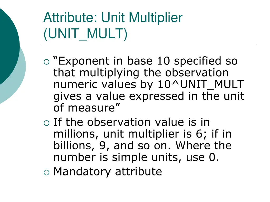 attribute unit multiplier unit mult