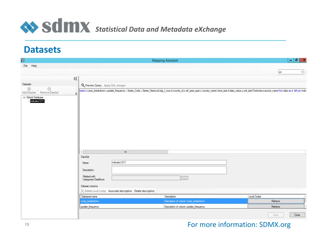 statistical data and metadata exchange 13