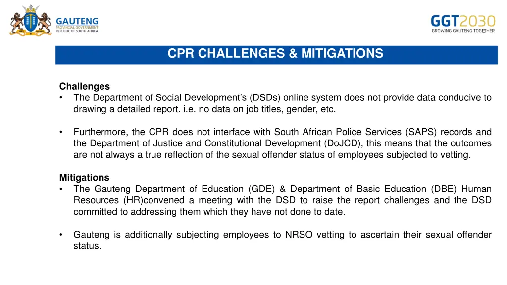 cpr challenges mitigations