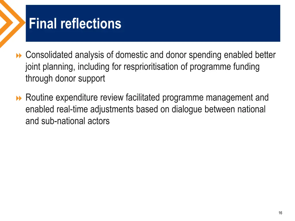 final reflections