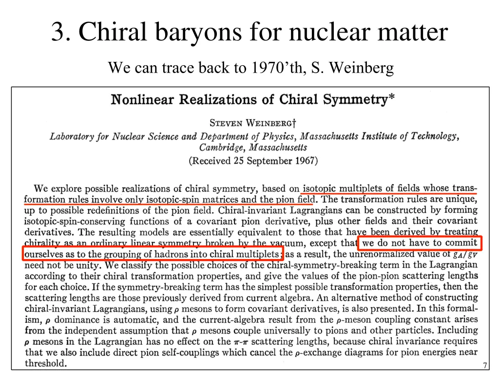3 chiral baryons for nuclear matter