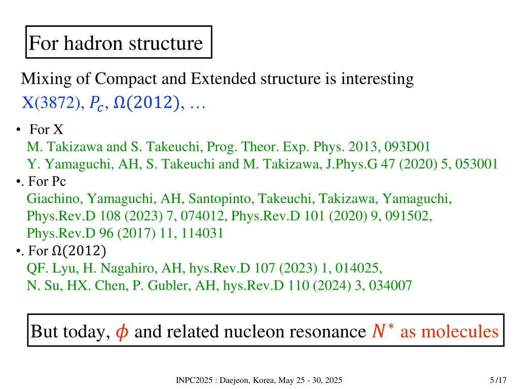 for hadron structure
