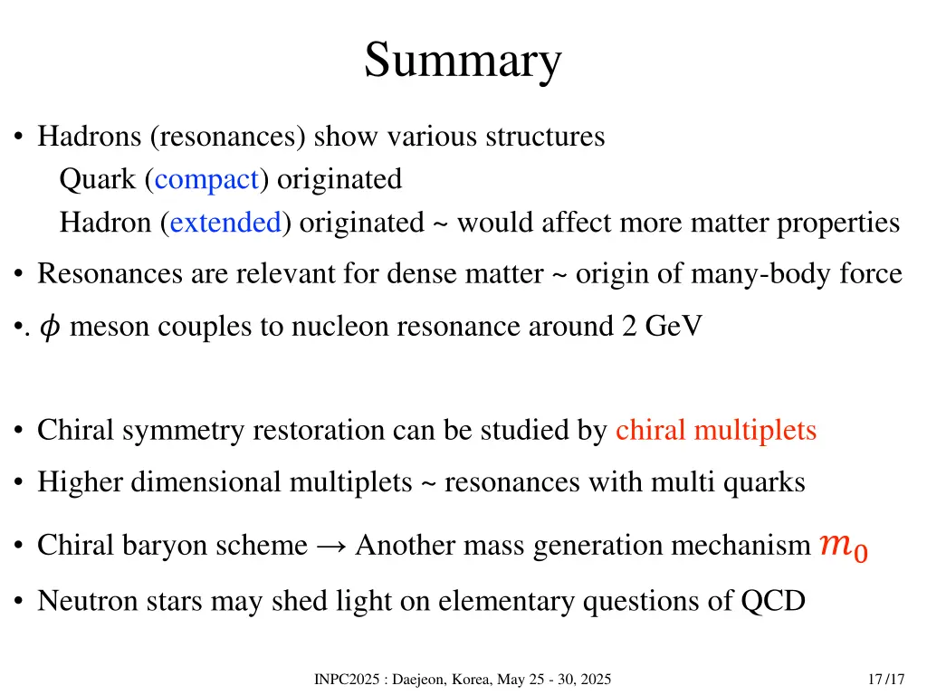 summary