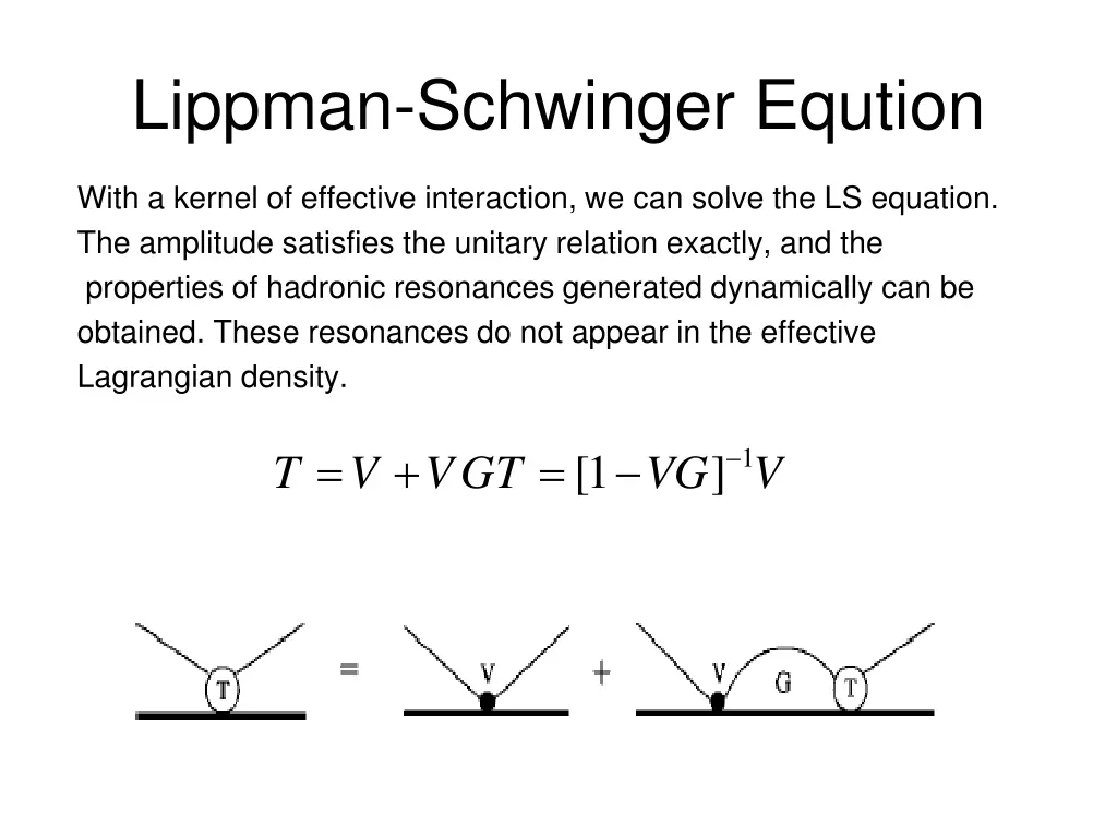 lippman schwinger eqution