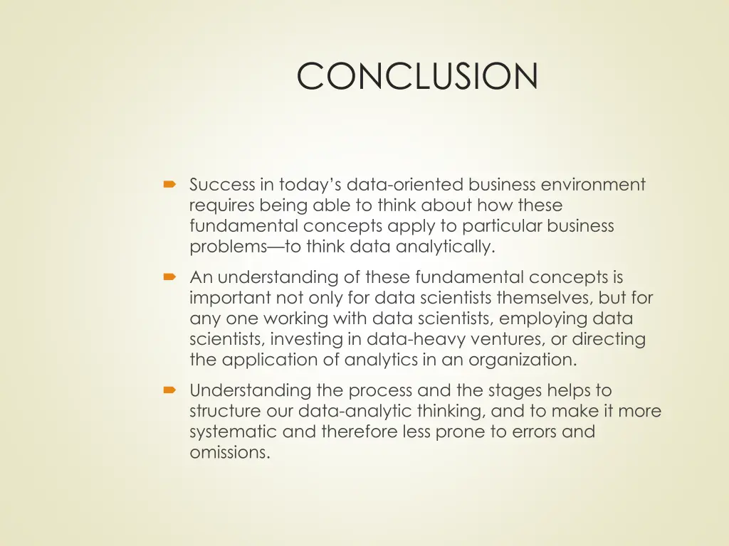 conclusion