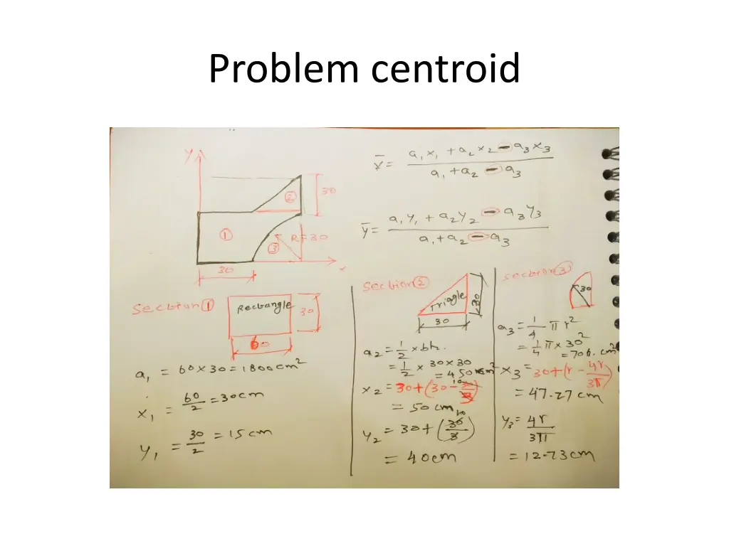 problem centroid