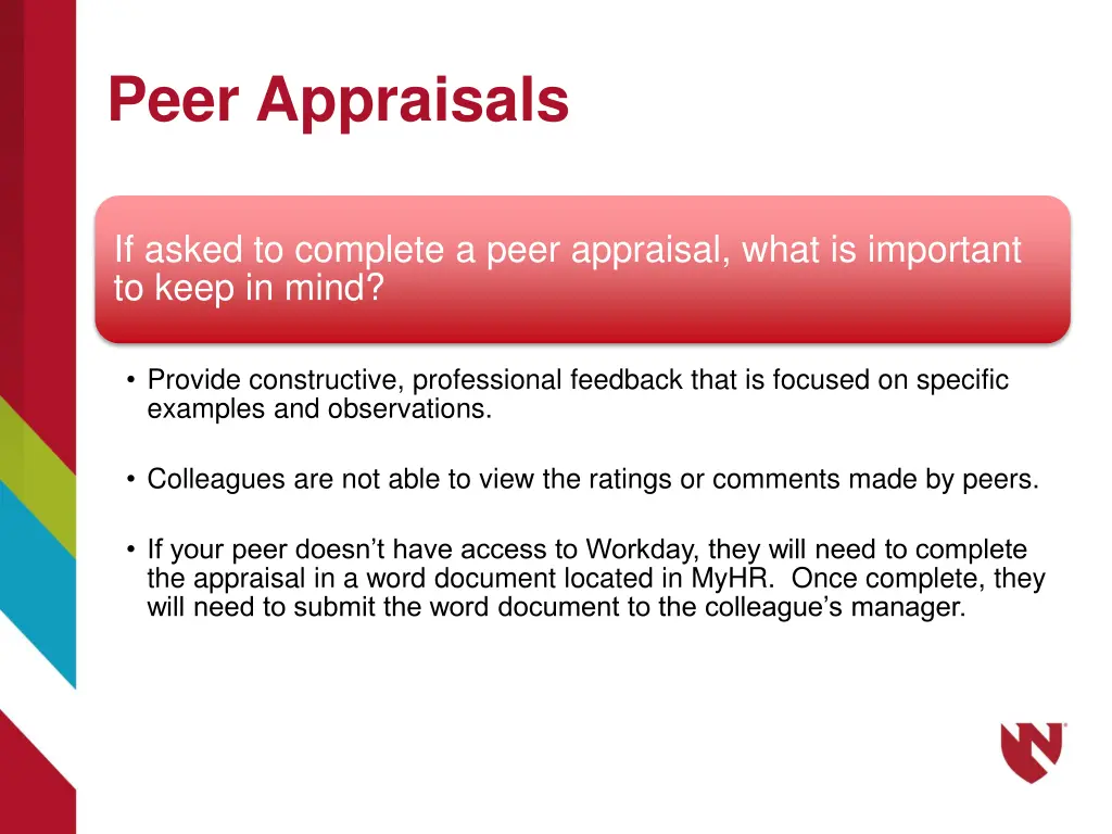 peer appraisals 1