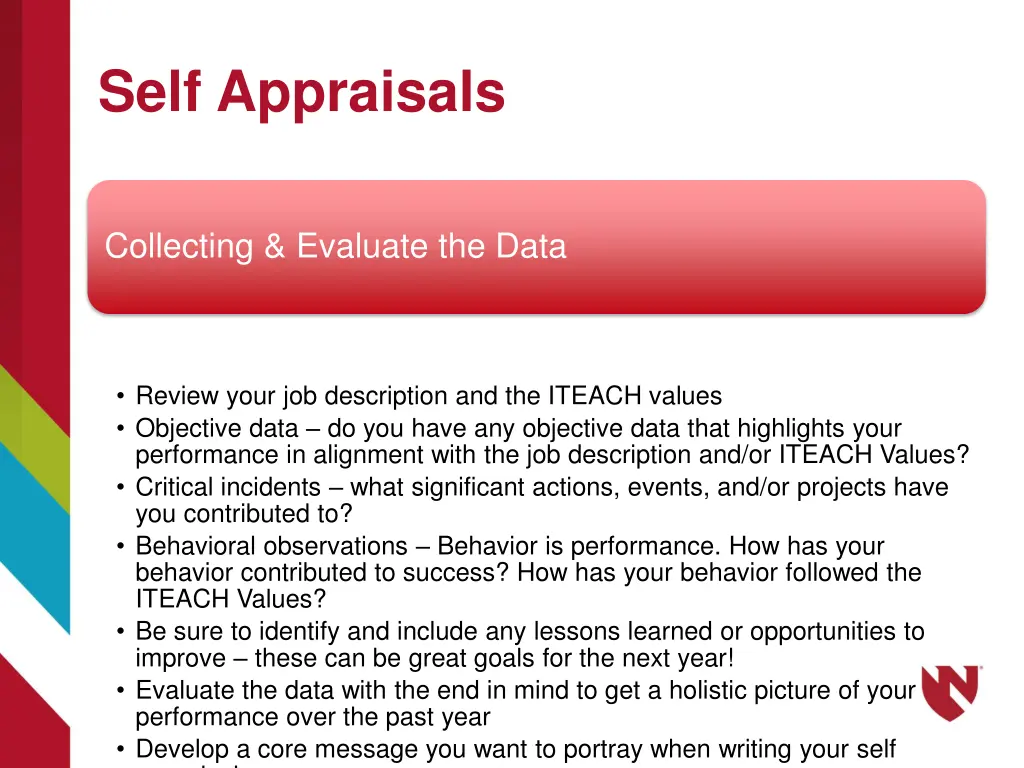 self appraisals 1