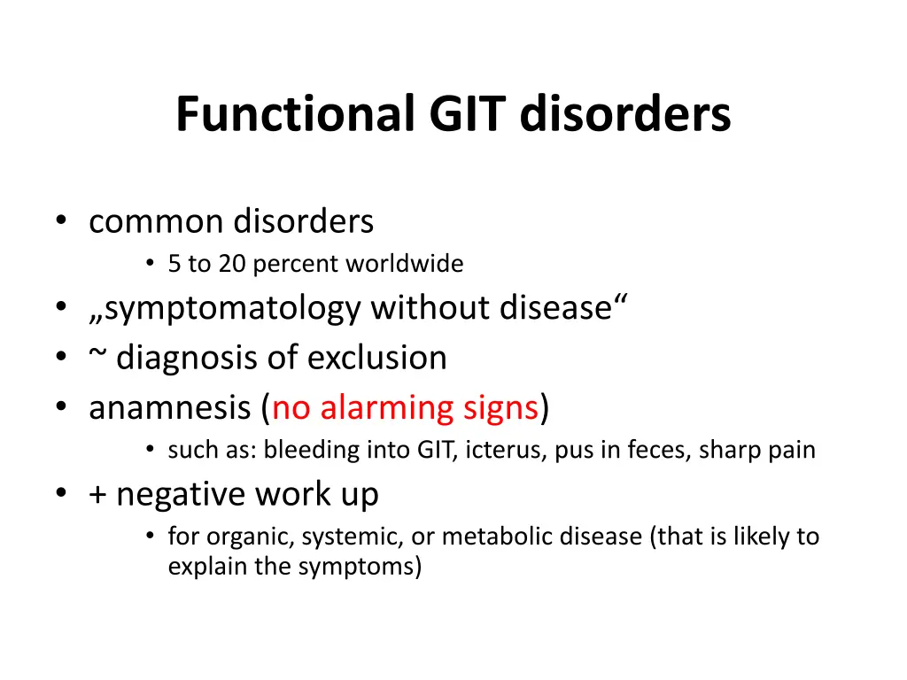 functional git disorders 1