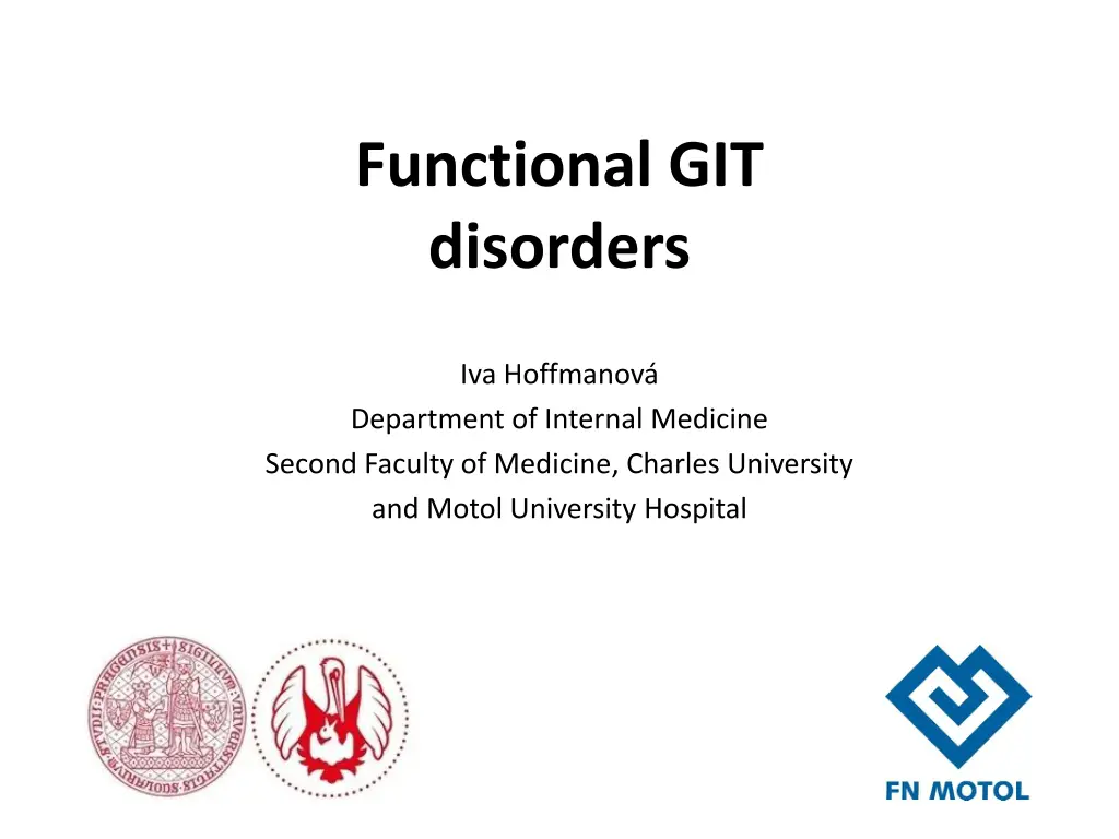functional git disorders