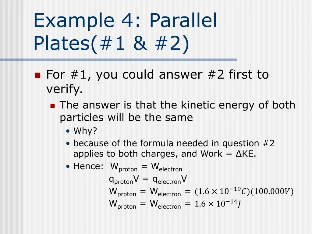 example 4 parallel plates 1 2