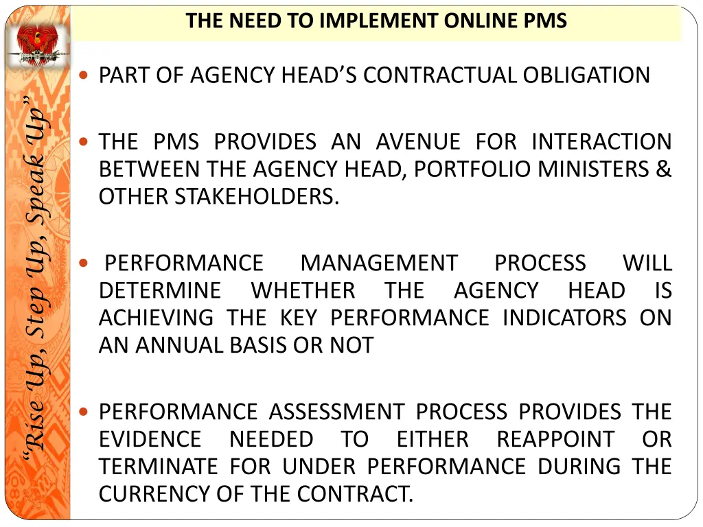 the need to implement online pms