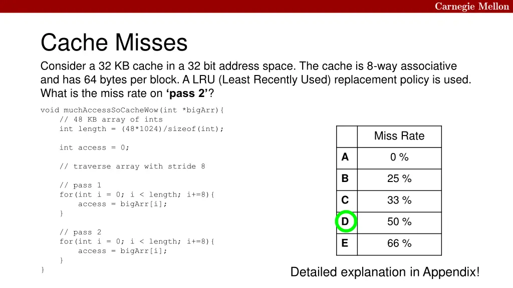 cache misses consider a 32 kb cache 3
