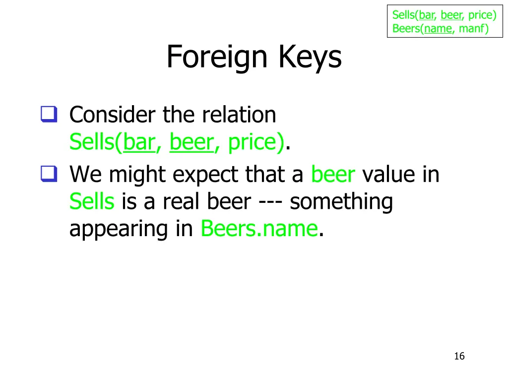 sells bar beer price beers name manf