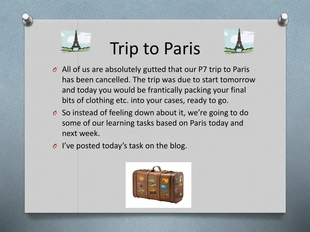 trip to paris