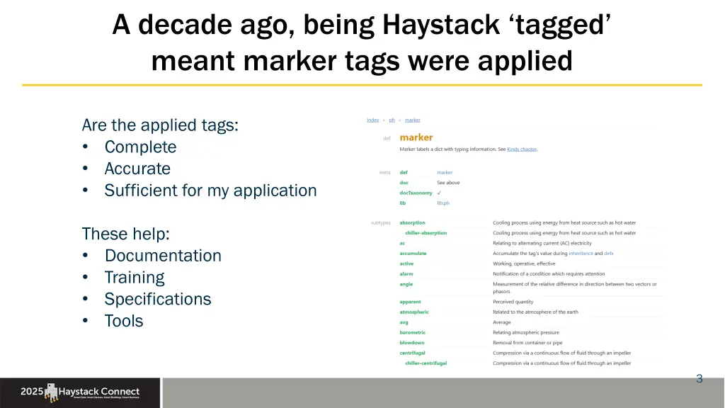 a decade ago being haystack tagged meant marker