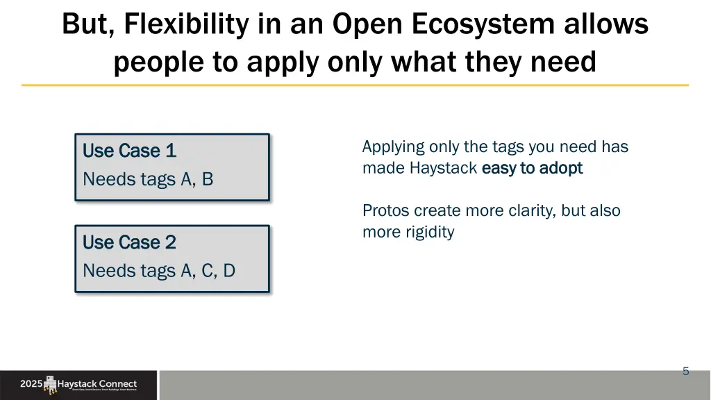 but flexibility in an open ecosystem allows