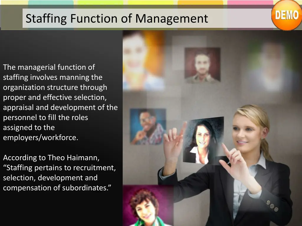 staffing function of management