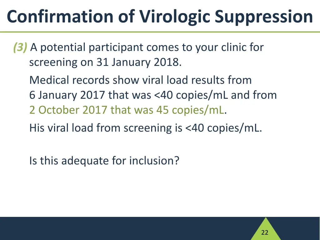 confirmation of virologic suppression 4