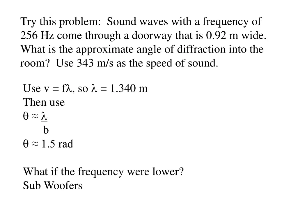 try this problem sound waves with a frequency
