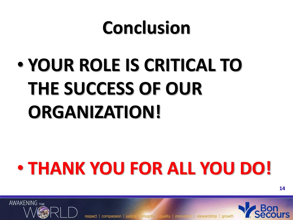 conclusion