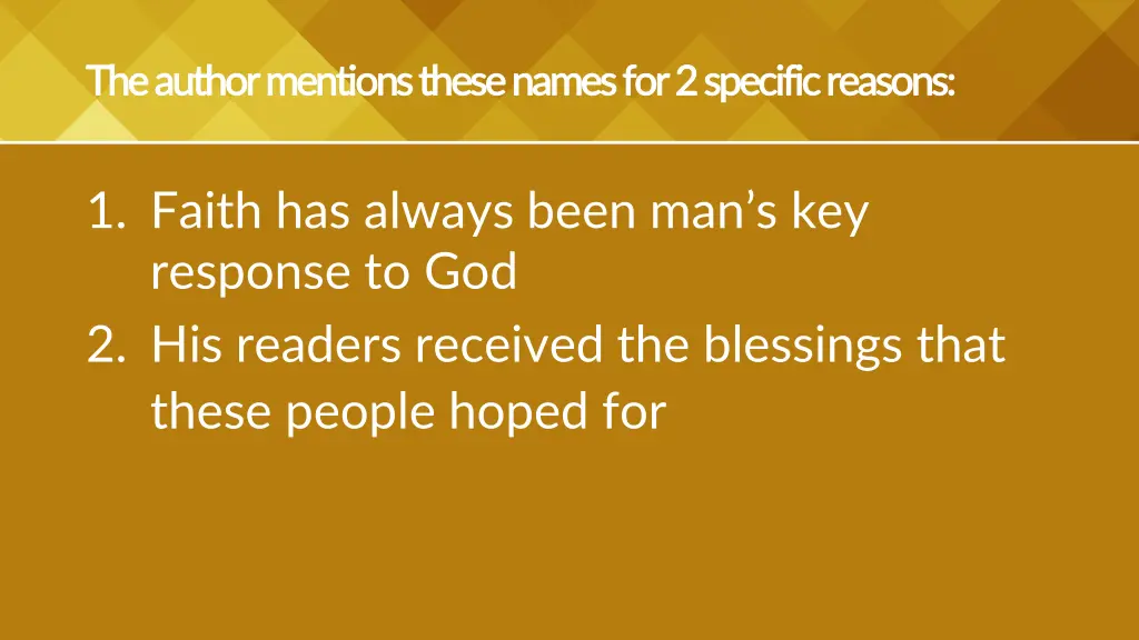 the author mentions these names for 2 specific
