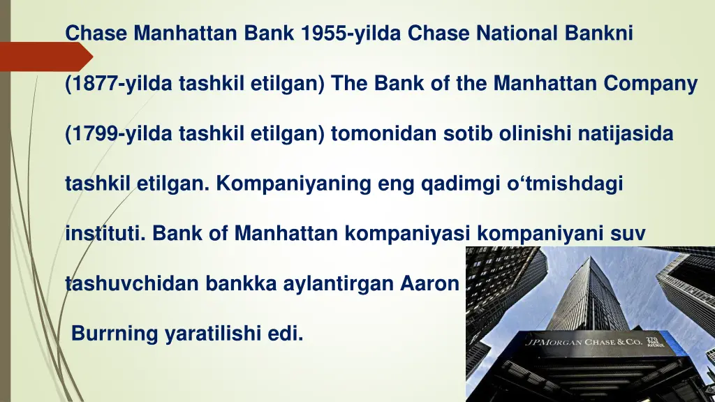 chase manhattan bank 1955 yilda chase national
