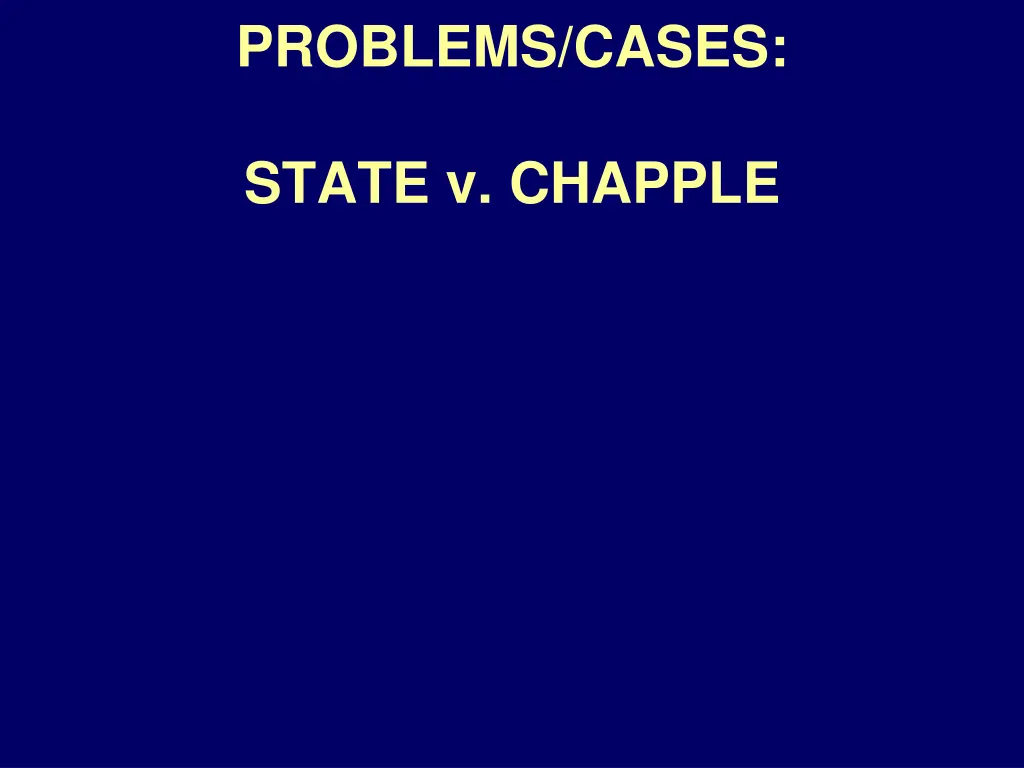 problems cases 1