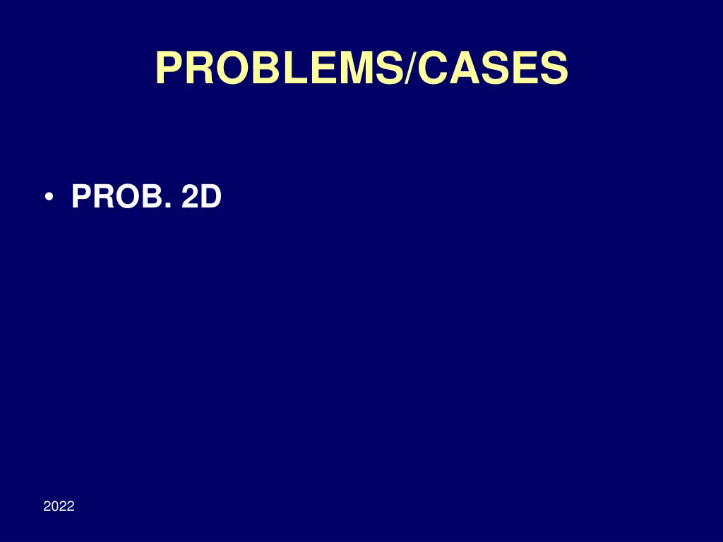 problems cases