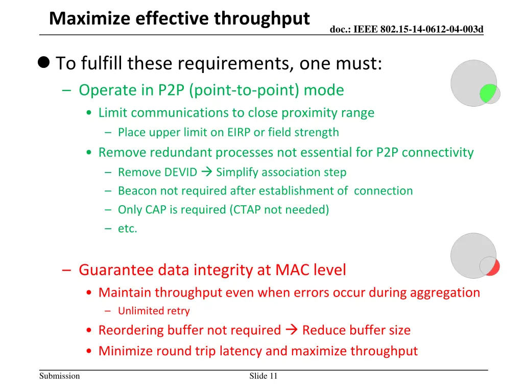 maximize effective throughput