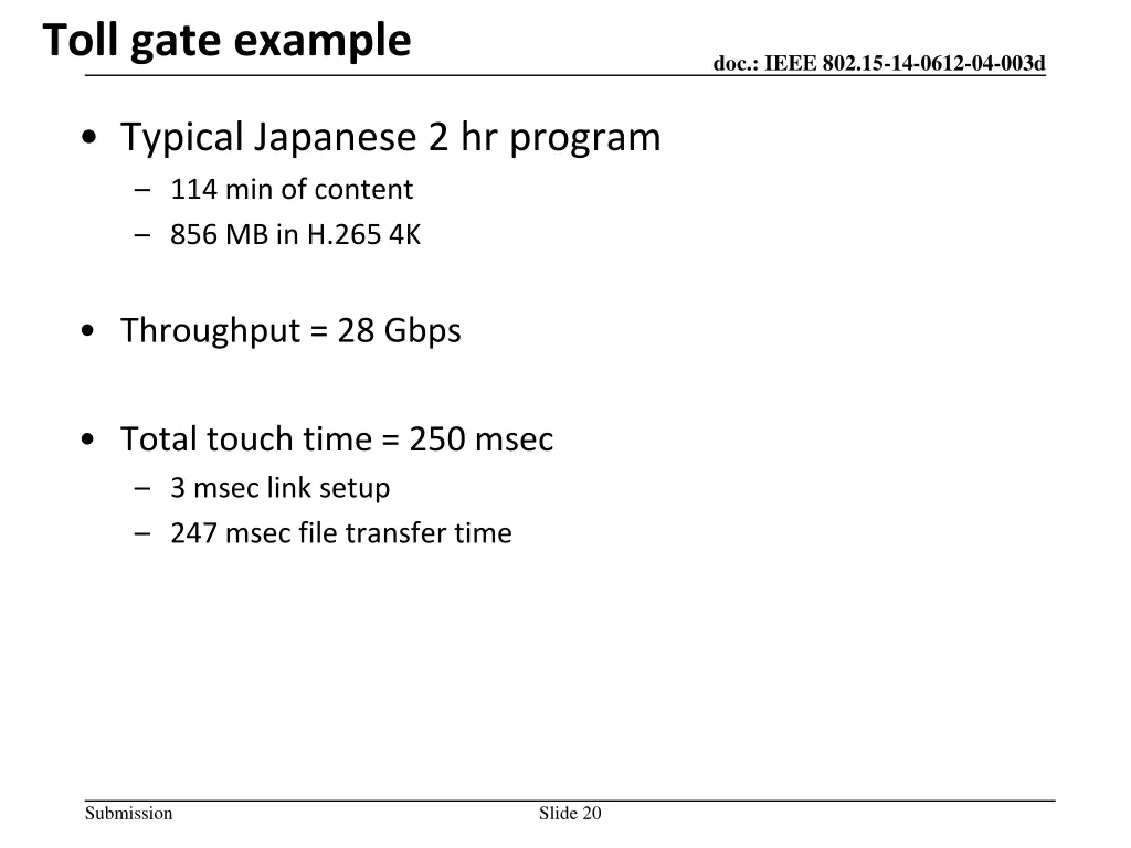 toll gate example