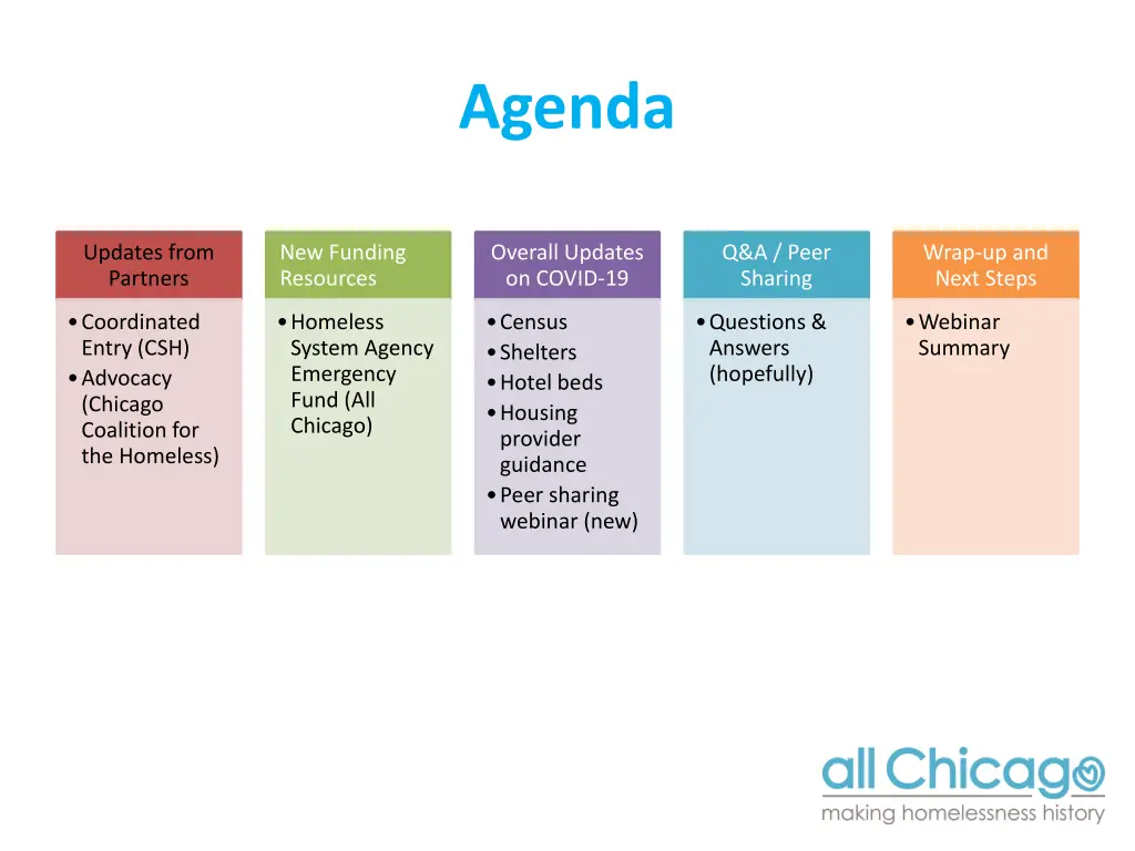agenda