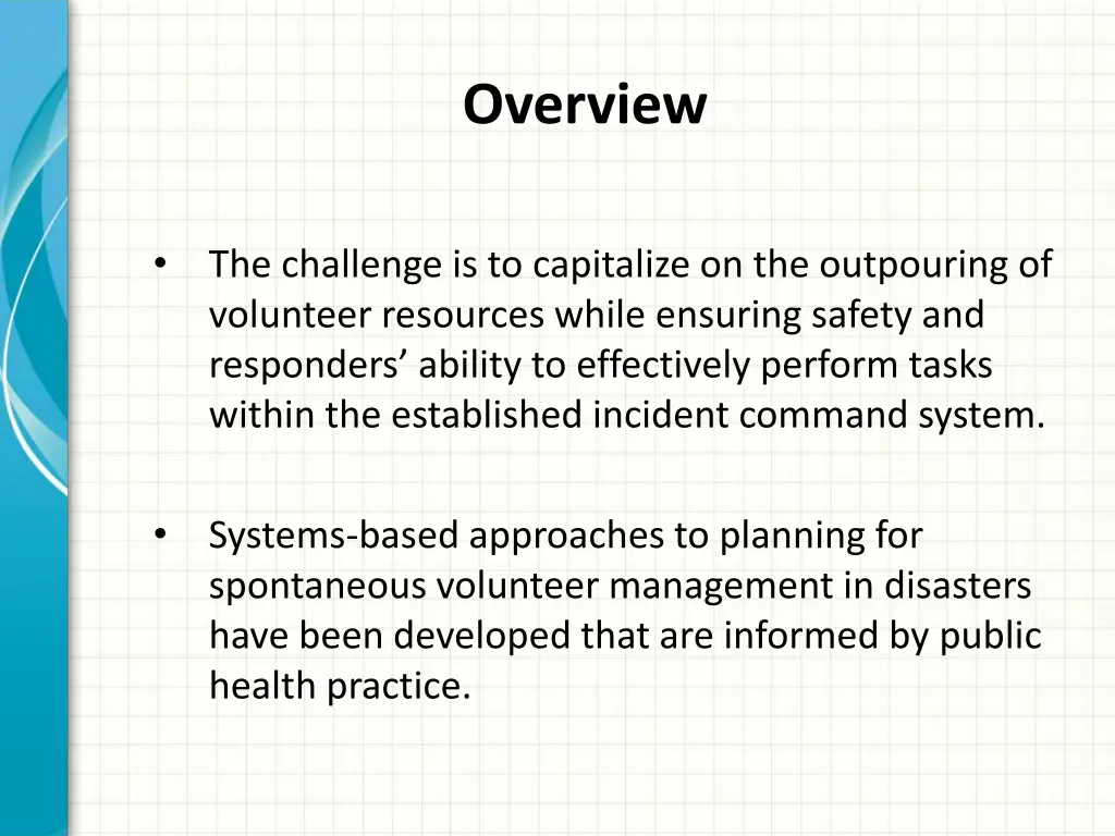overview 1