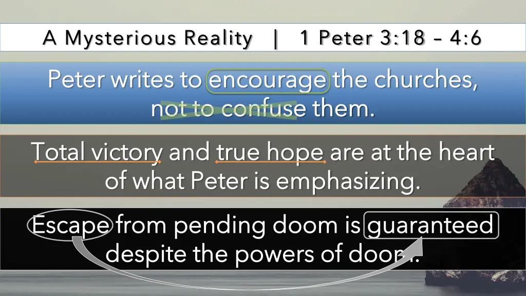 a mysterious reality 1 peter 3 18 a mysterious