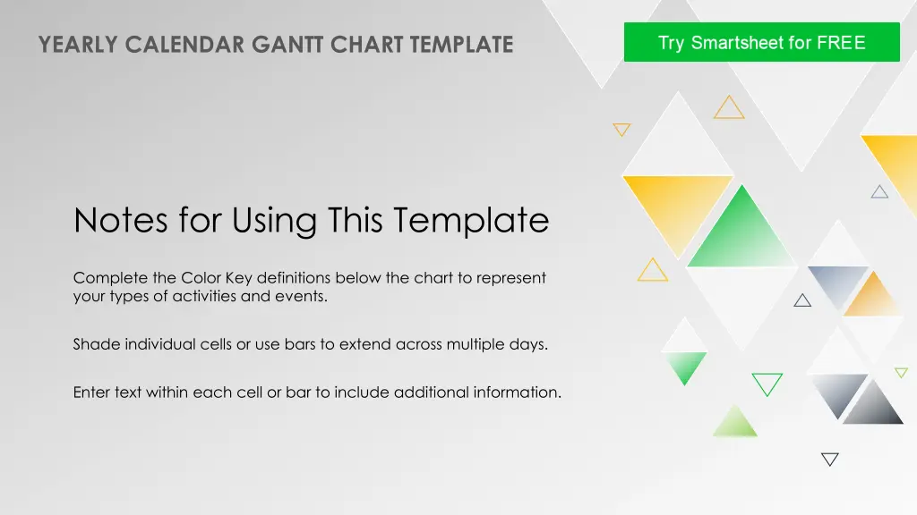 yearly calendar gantt chart template