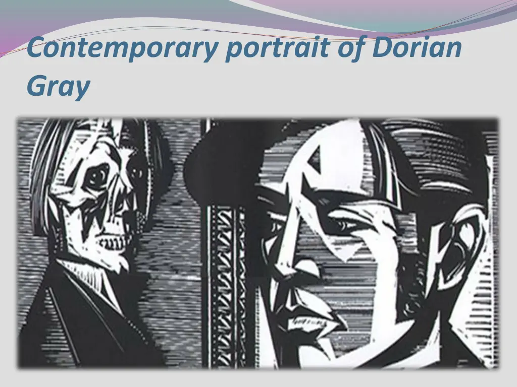 contemporary portrait of dorian gray