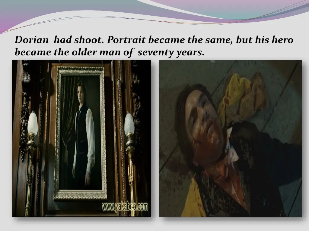 dorian had shoot portrait became the same