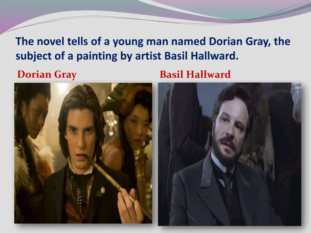 the novel tells of a young man named dorian gray