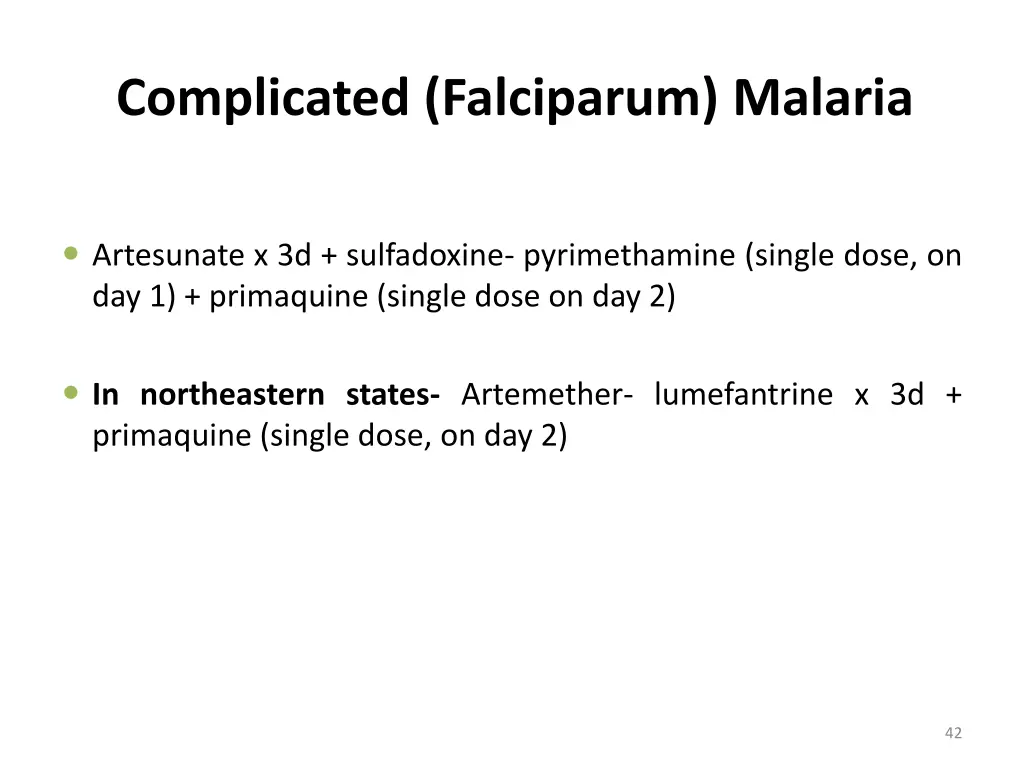 complicated falciparum malaria