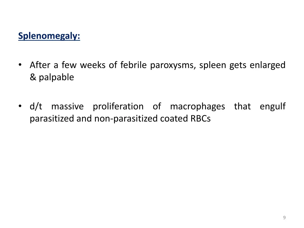 splenomegaly
