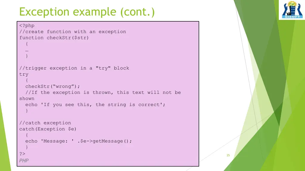 exception example cont