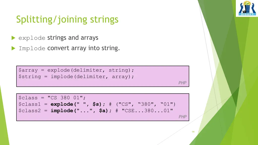 splitting joining strings