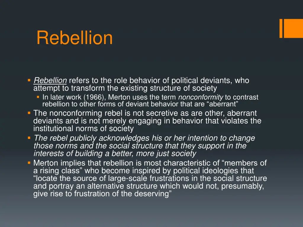 rebellion