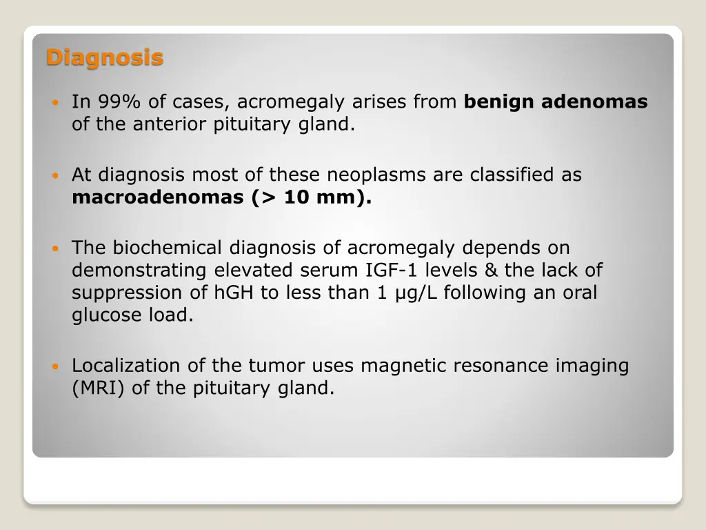 diagnosis