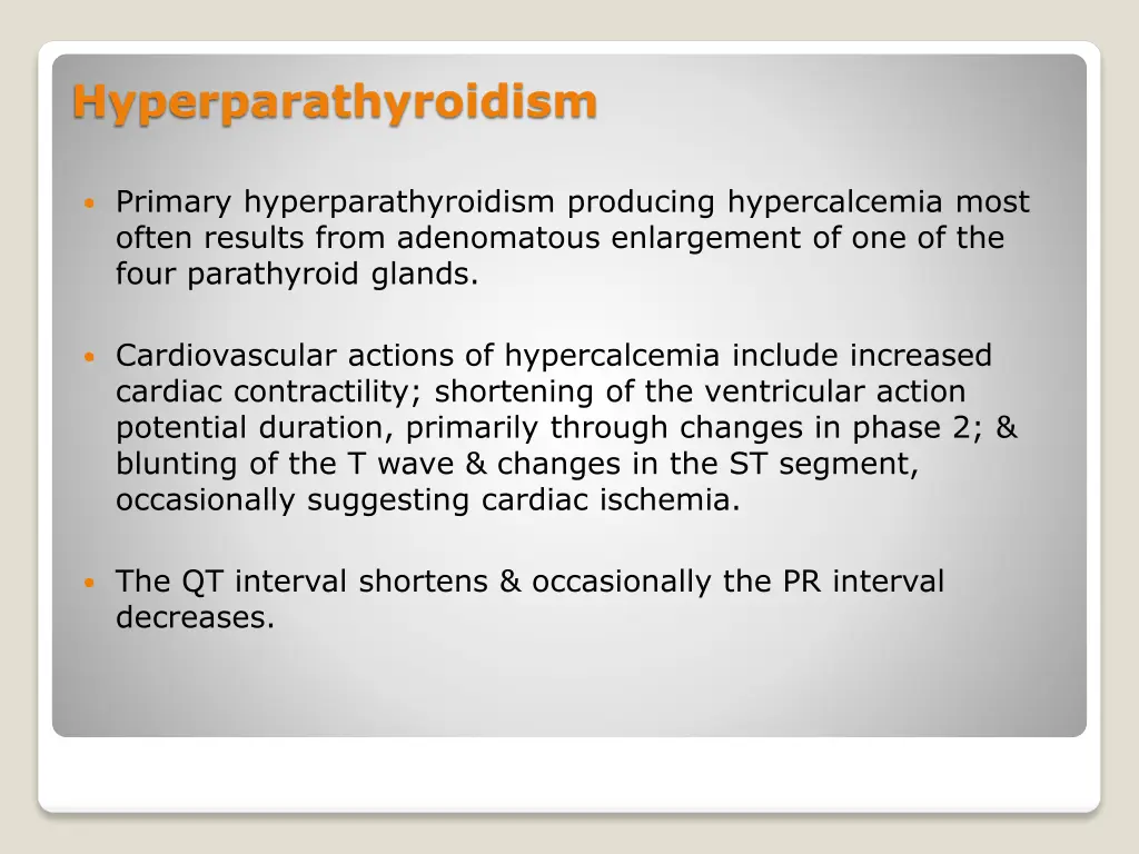 hyperparathyroidism