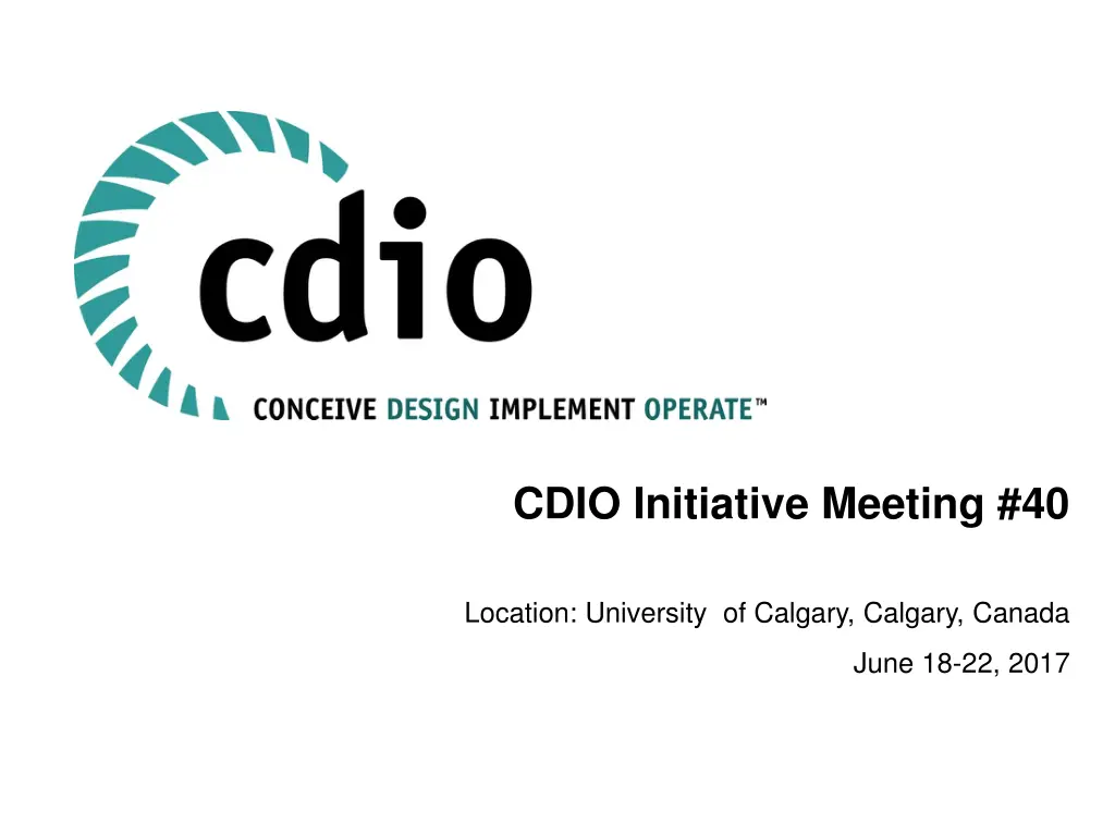 cdio initiative meeting 40