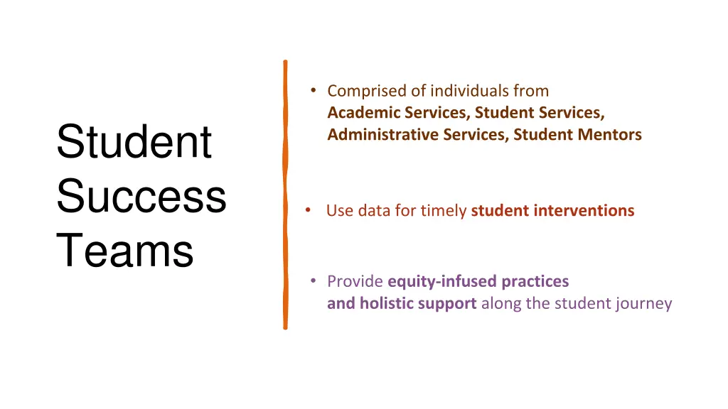 comprised of individuals from academic services
